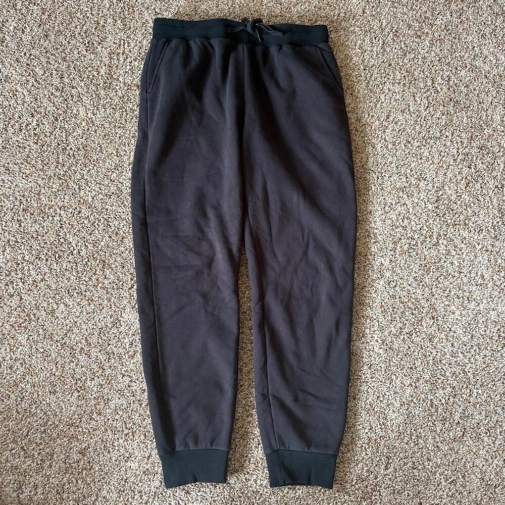 Move Beyond Fleece Lined Thermal Sweatpants Womens XL Black Jogger